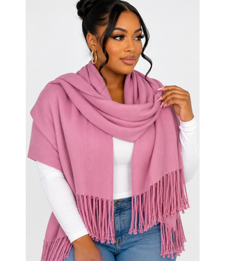 Dusty Pink Pashmina Scarf