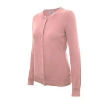 Dusty Pink Round Neck Cardigan