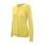 Lemon Yellow Round Neck Cardigan