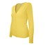 Yellow V Neck Cardigan