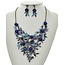 Branches Of Beauty Necklace Set Blue