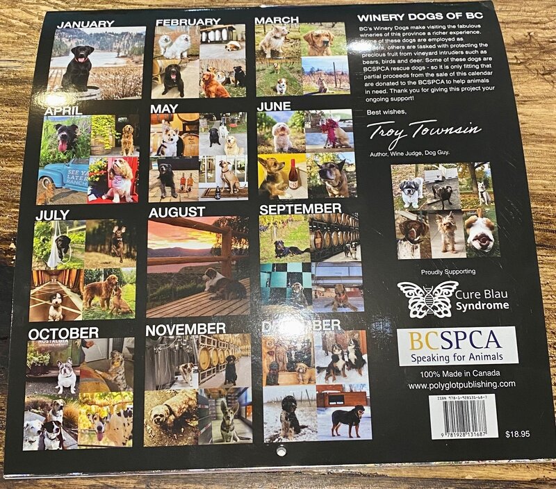 Winery Dogs Calendar