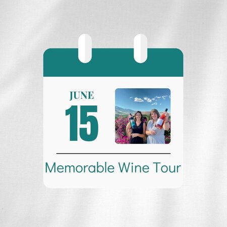 Registration -Memorable Wine Tour - June 15, 2024