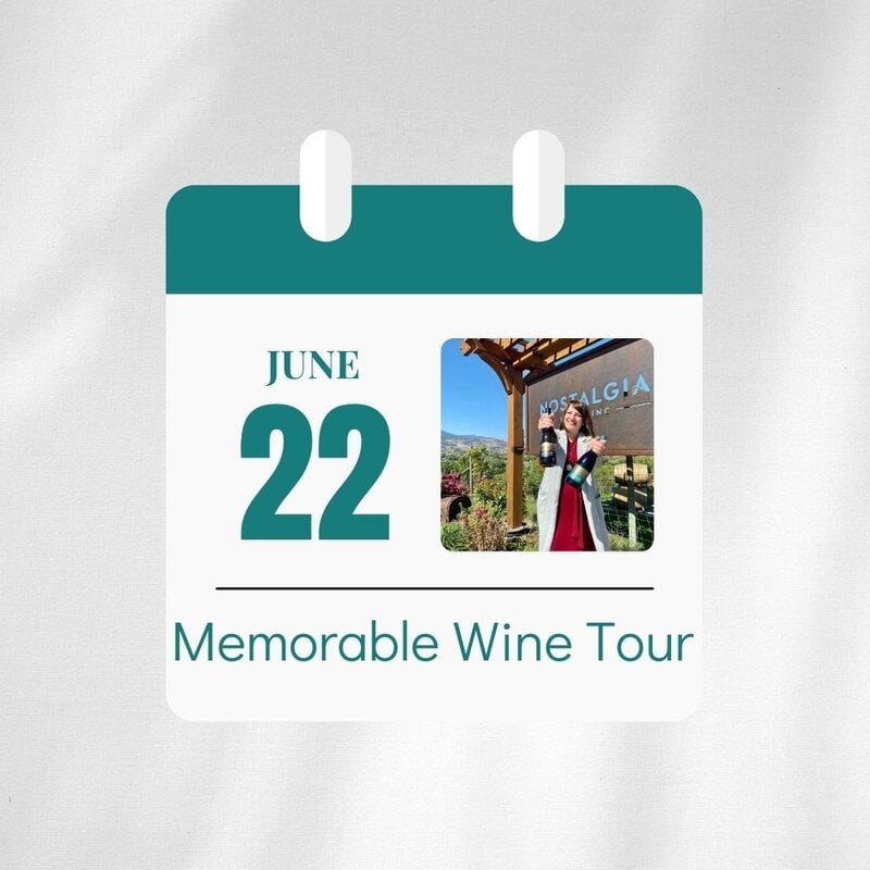 Registration -Memorable Wine Tour - June 22 2024