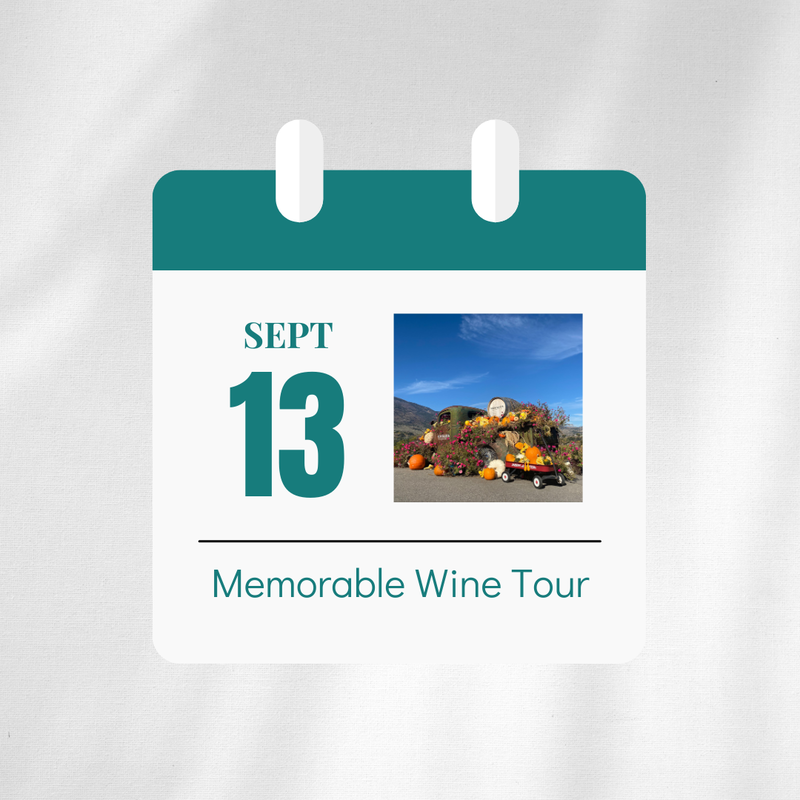 Registration -Memorable Wine Tour -September 13, 2025
