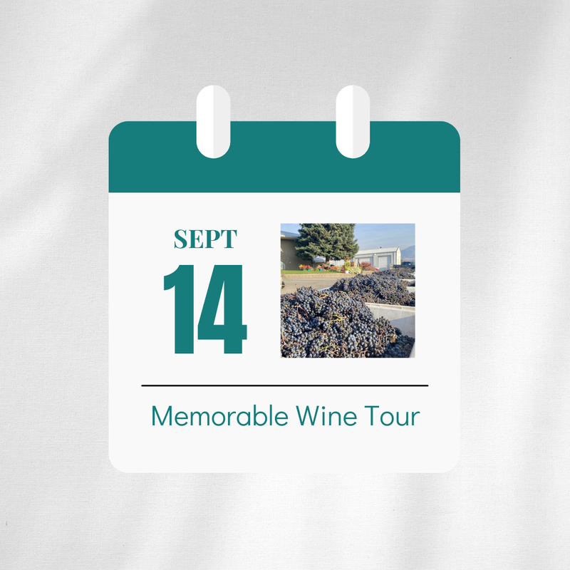 Registration -Memorable Wine Tour -September 14, 2025