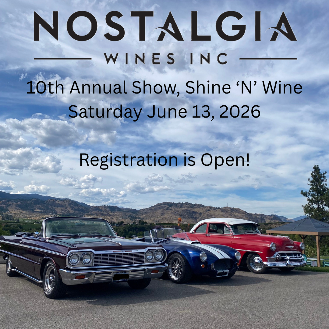 10th Annual Show, Shine 'N' Wine Registration