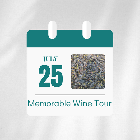 Registration-Memorable Wine Tour - July 25, 2026