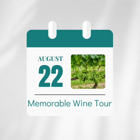 Registration-Memorable Wine Tour - Aug 22, 2026