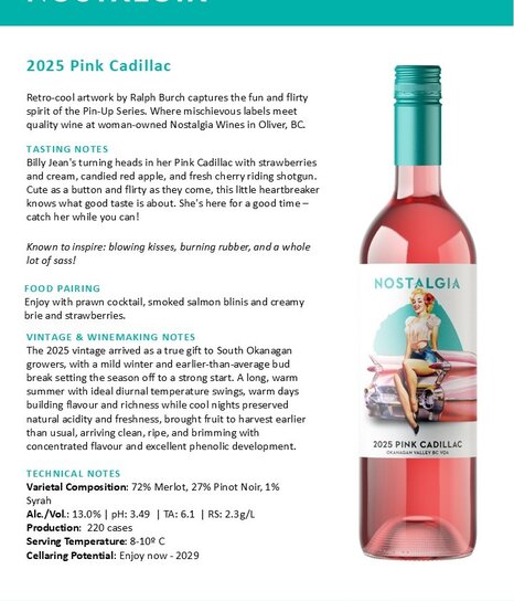Rose Wine - Nostalgia Wines Inc