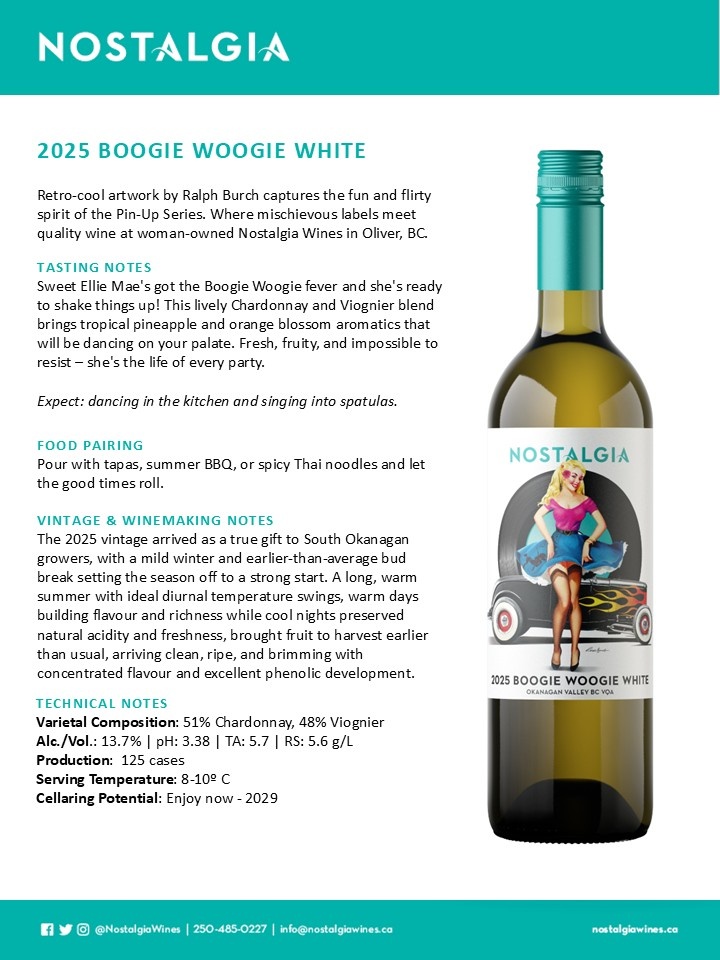 2025 Boogie Woogie White 750mL
