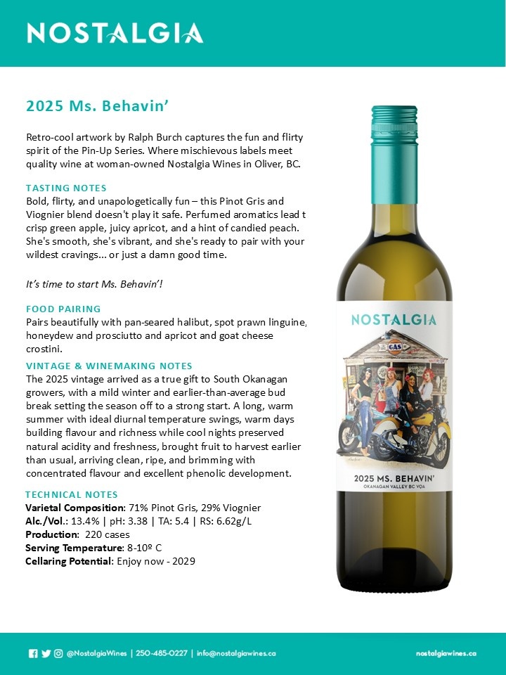 2025 Ms. Behavin' 750mL