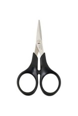 Braid Scissor, 4", Black Loops, Straight