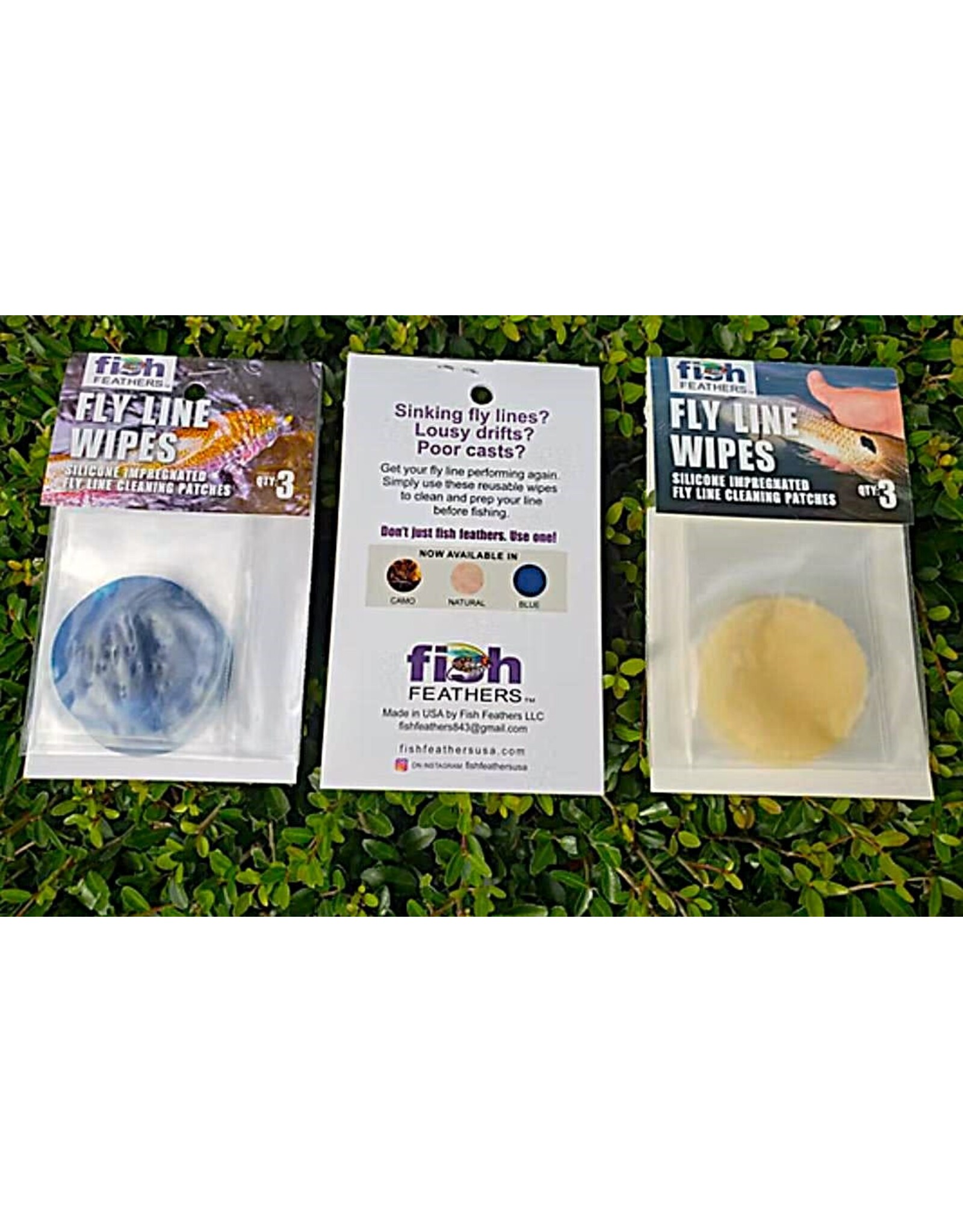 Fish Feathers Fly Line Wipes