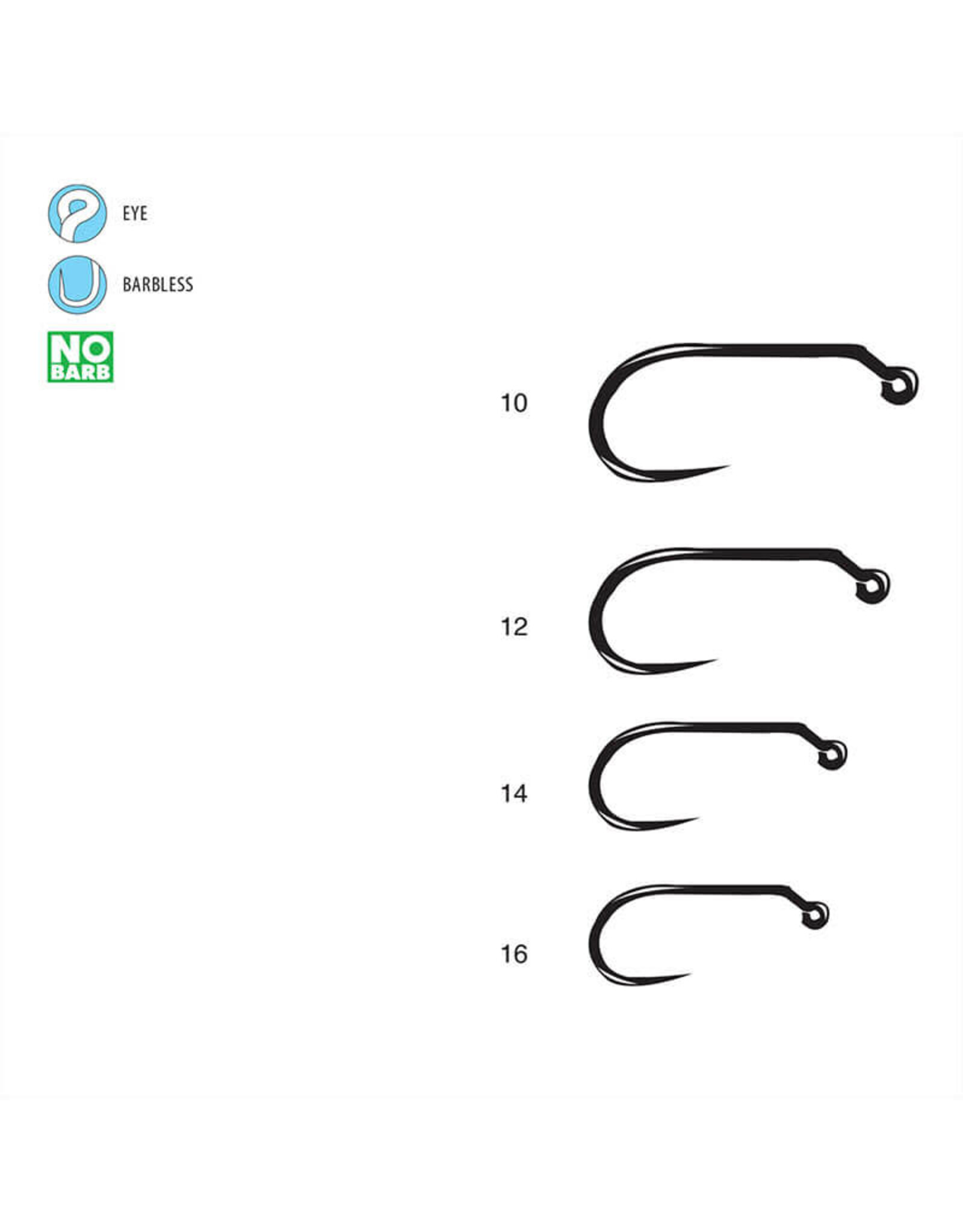 Gamakatsu Gamakatsu J20-B Jig Nymph, Barbless