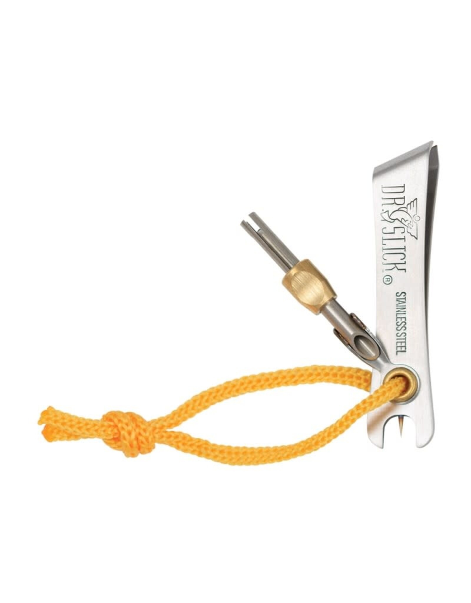 Dr Slick Nipper w/Pin, File and Off Set Cutter&Knot Tyer,  2", High Grade Japanese Stainless Steel, Satin
