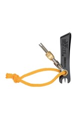 Dr Slick Nipper w/Pin, File and Off Set Cutter&Knot Tyer,  2", High Grade Japanese Stainless  Black