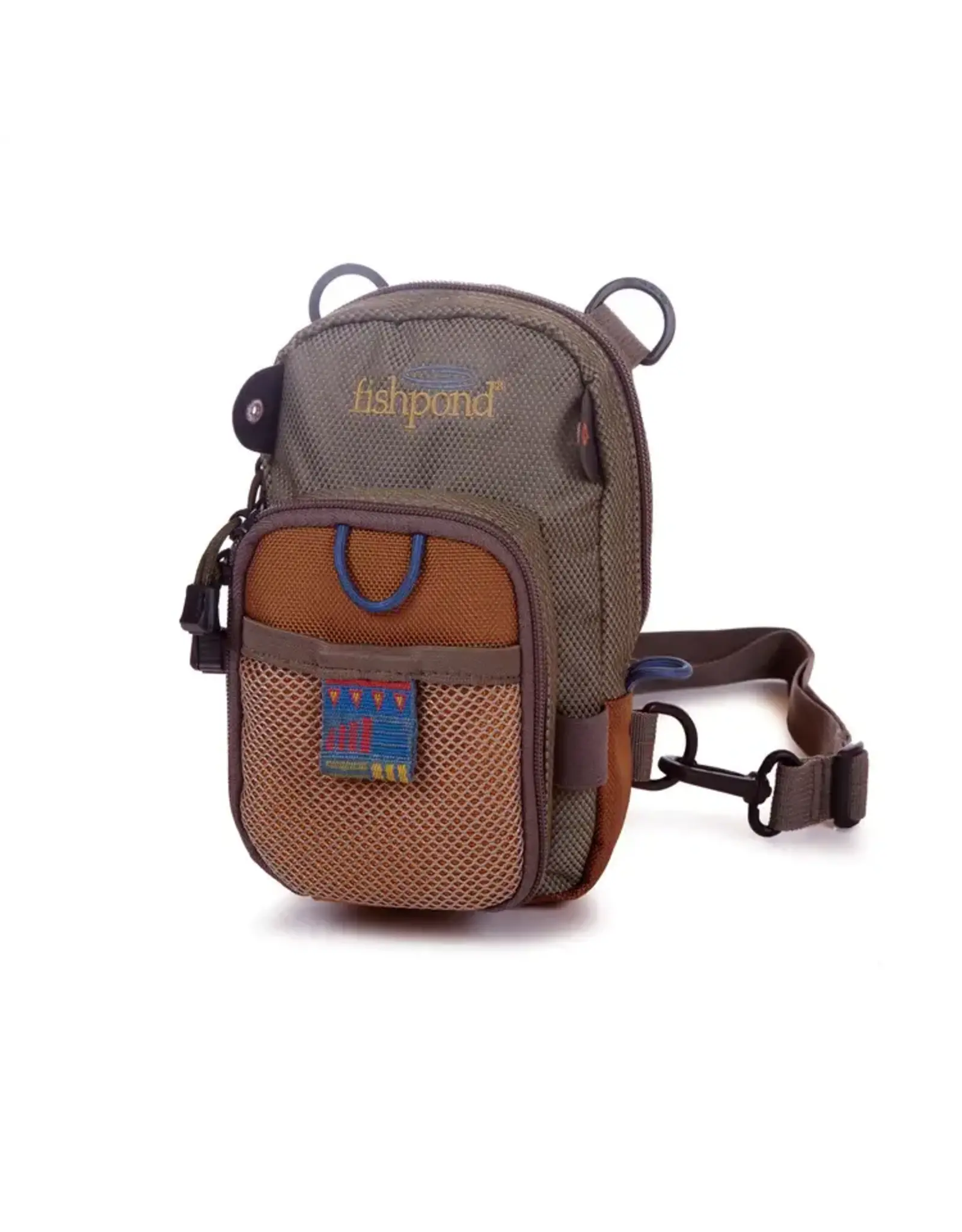 Fishpond San Juan Vertical Chest Pack - Sand/Saddle Brown