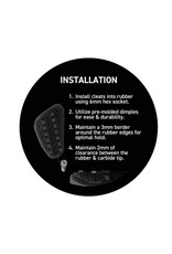 korkers Xtra-Bite Carbide Screwin Cleats