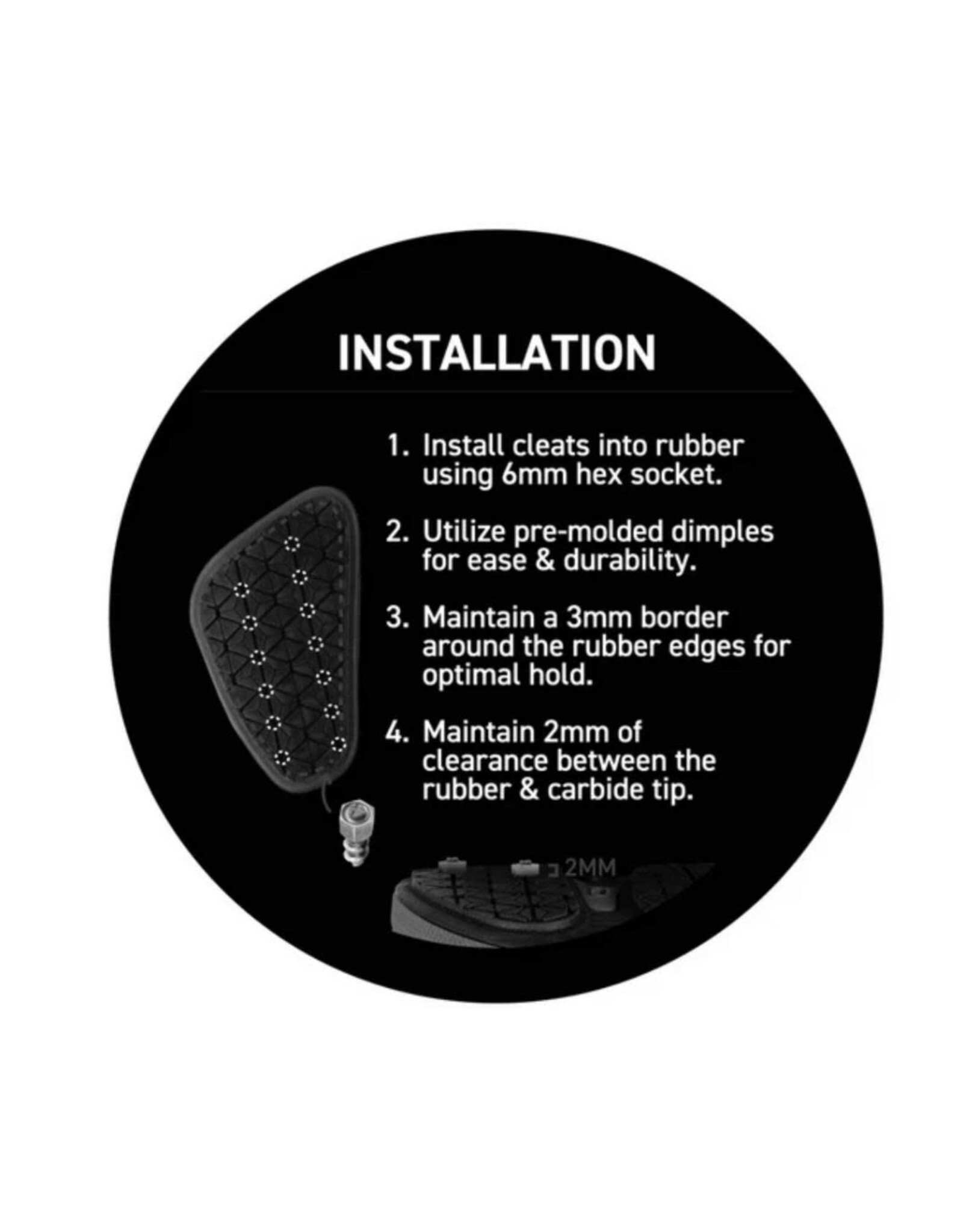 korkers Xtra-Bite Carbide Screwin Cleats