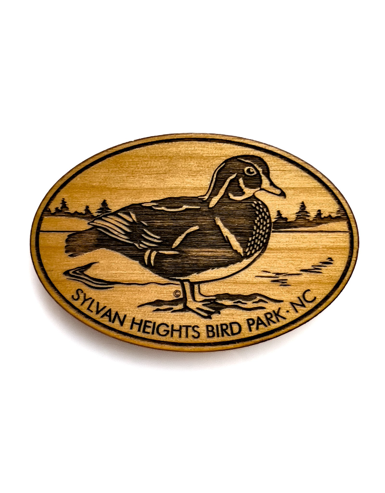 Wood Bird Magnets
