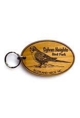 Wood Bird Keychains