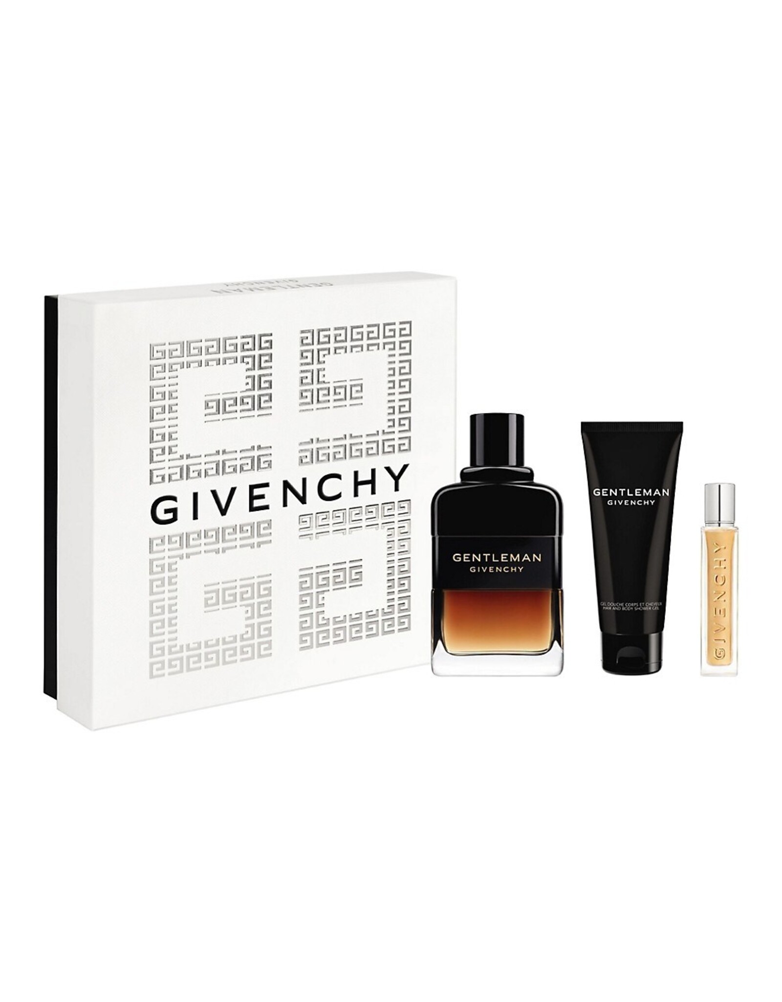 GIVENCHY GENTLEMAN RESERVE PRIVEE EAU DE PARFUM 3pc Set 12.5ML MINI PARFUM DIRECT