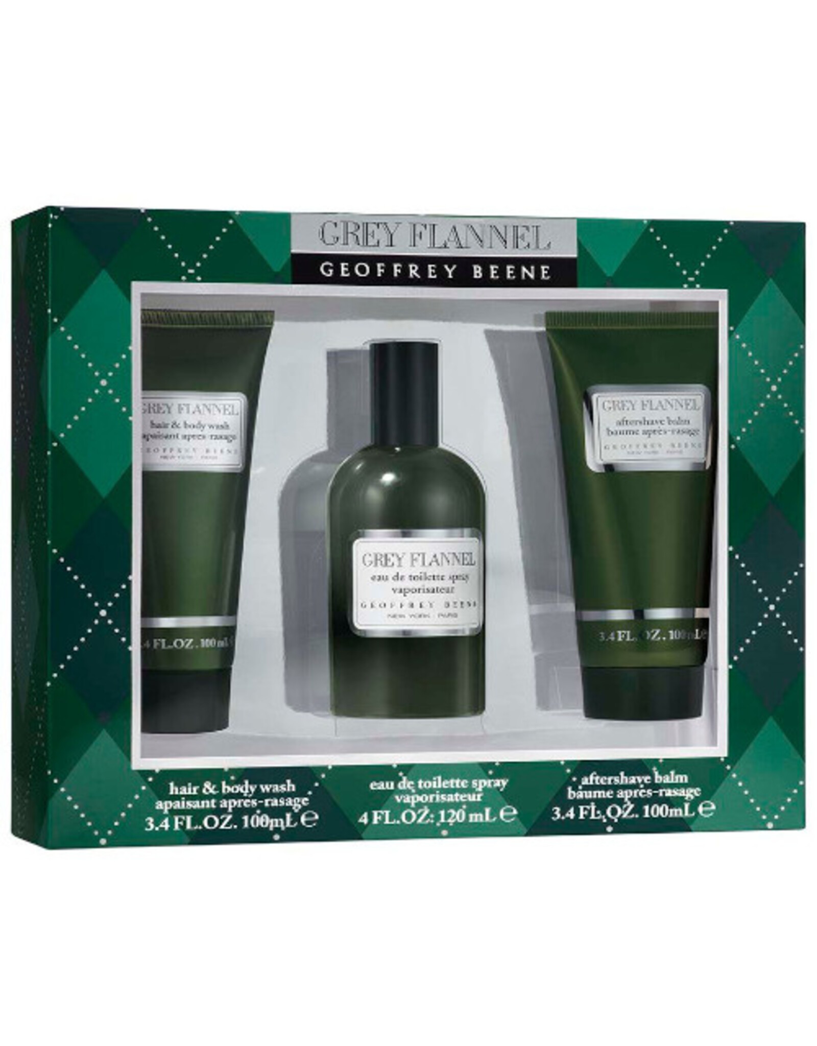 GEOFFREY BEENE GEOFFREY BEENE GREY FLANNEL 3pcs Set