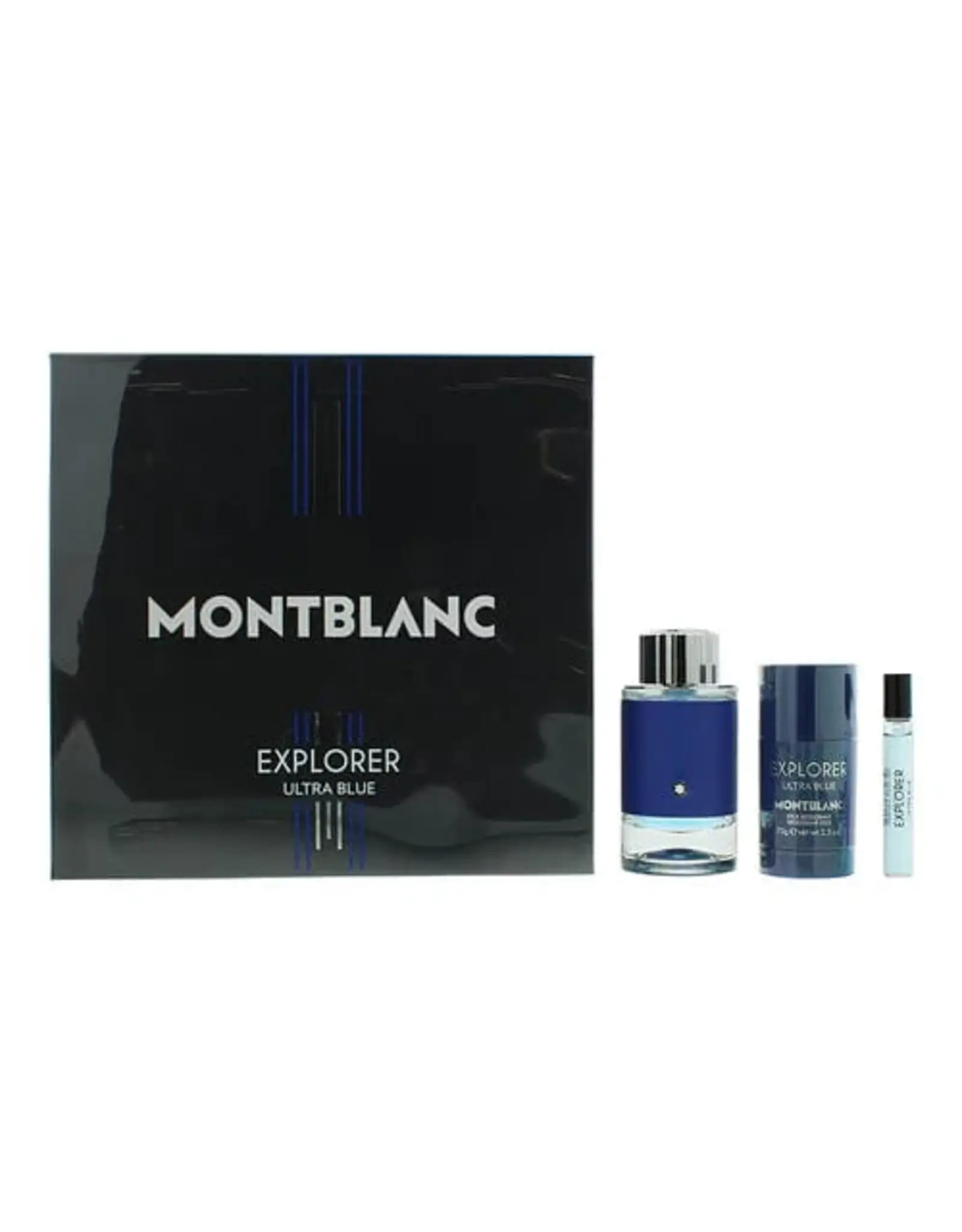 MONT BLANC MONT BLANC EXPLORER ULTRA BLUE 3pcs Set (7.5ML Mini)