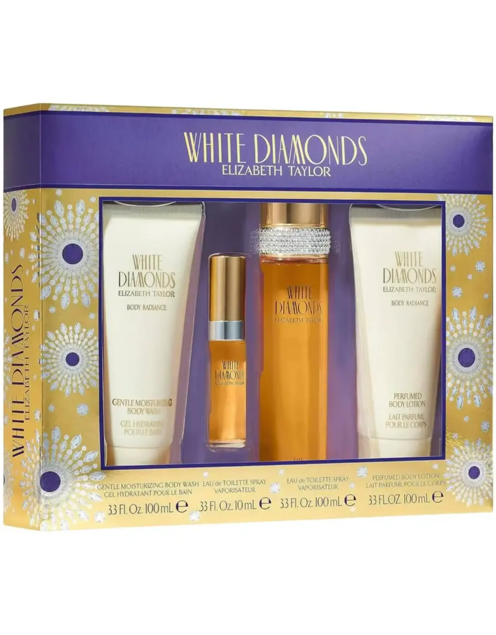 ELIZABETH TAYLOR ELIZABETH TAYLOR WHITE DIAMONDS 4pcs Set