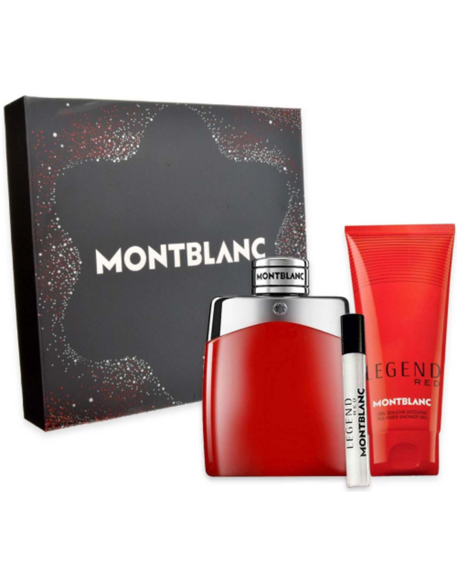 MONT BLANC MONT BLANC LEGEND RED SET + GEL