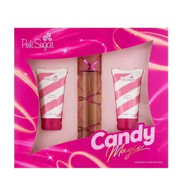 AQUOLINA PINK SUGAR CANDY CREAM SWEET ADDICTION 3PCS SET