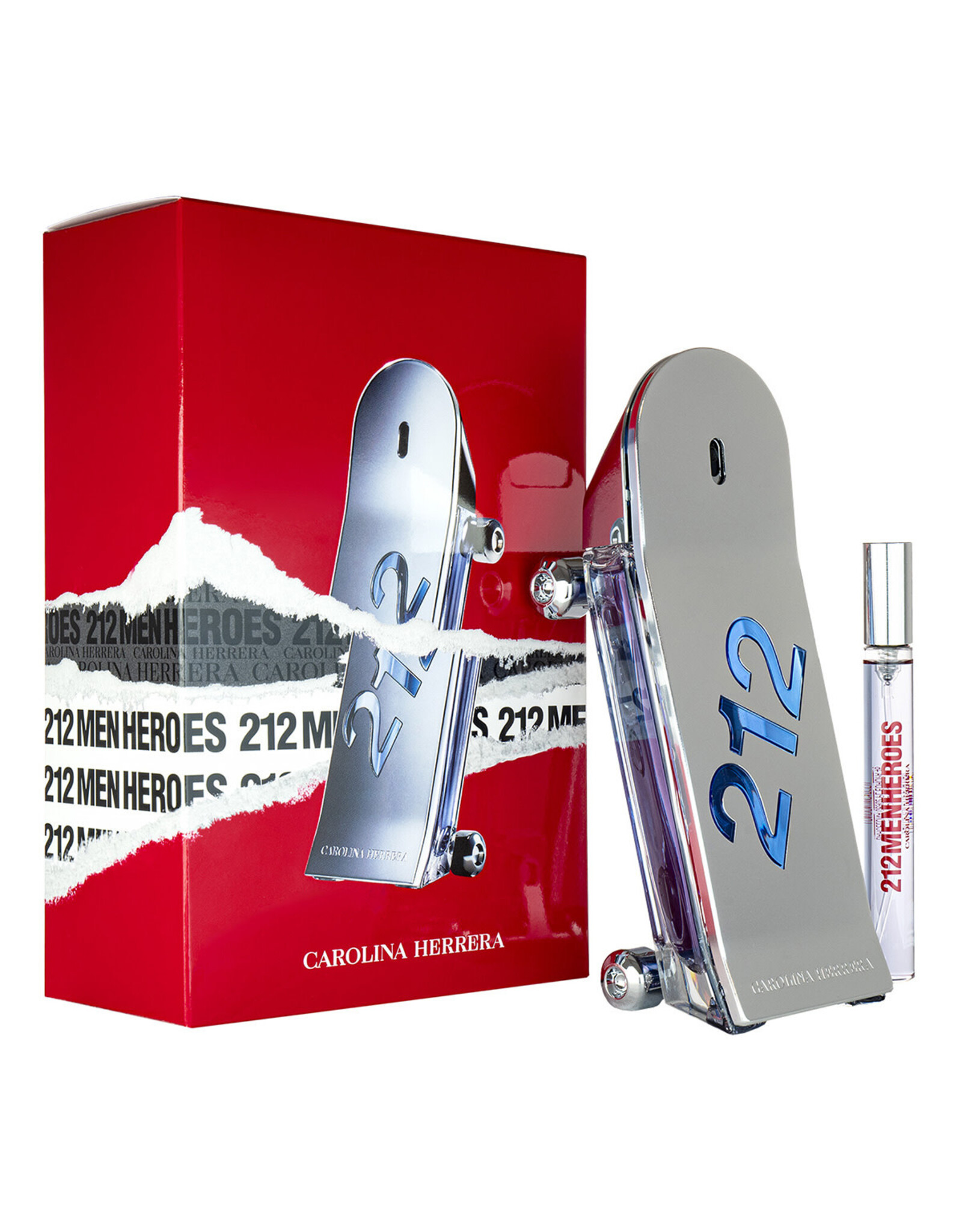 CAROLINA HERRERA CAROLINA HERRERA 212 MEN HEROES 2PCS SET (10 MINI)