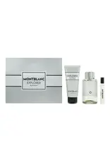 MONT BLANC MONT BLANC EXPLORER PLATINUM 3PCS SET