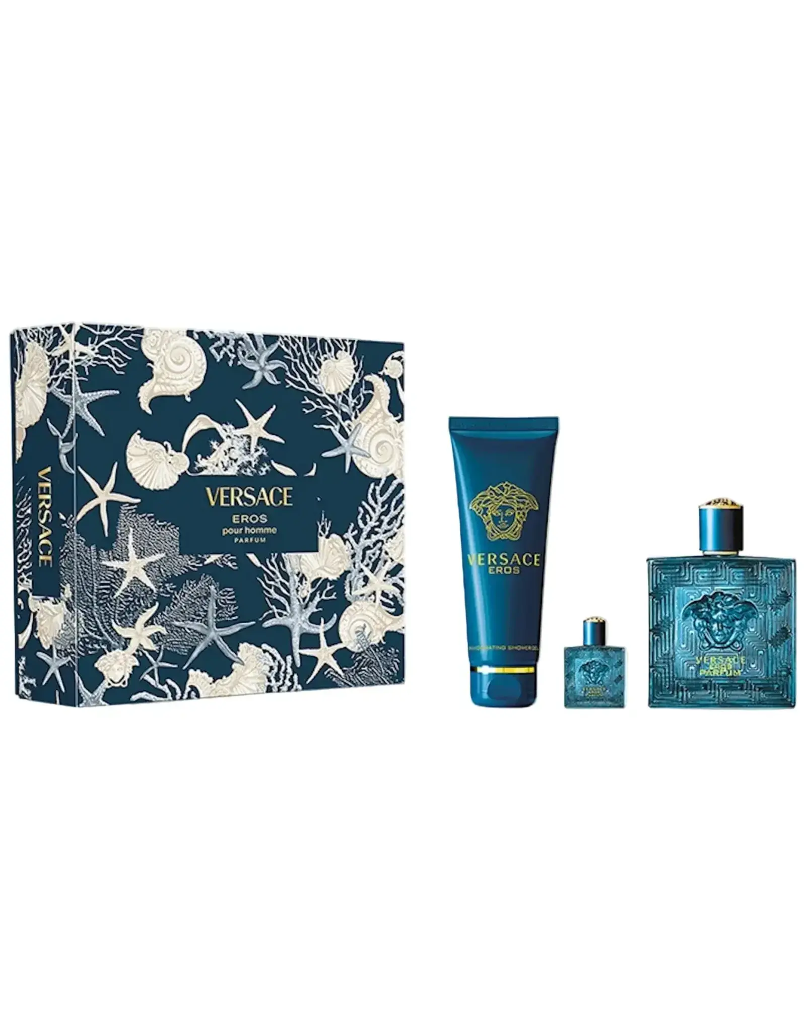 VERSACE VERSACE EROS PARFUM 3PCS SET + MINI