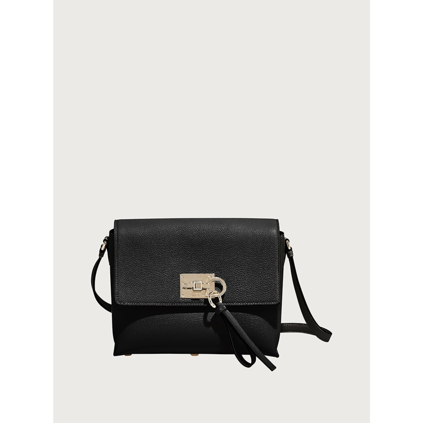 SALVATORE FERRAGAMO - BAG FLAP STUDIO BLACK - 722735 - Juliette