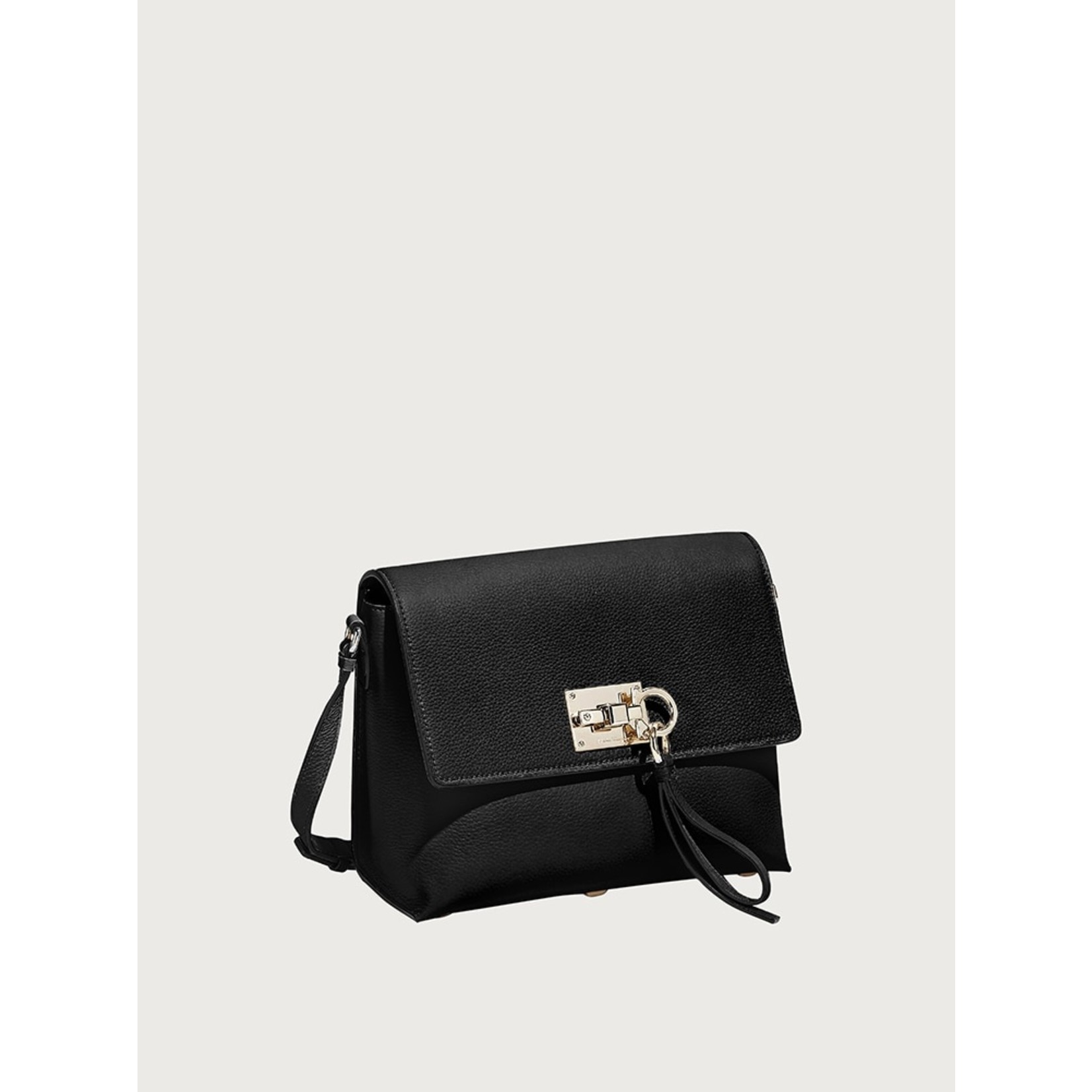 SALVATORE FERRAGAMO SALVATORE FERRAGAMO - BAG FLAP STUDIO BLACK - 722735