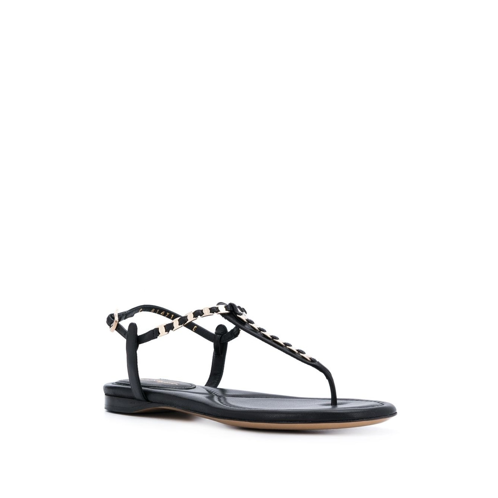 Sandals Salvatore Ferragamo Black size 8 US in Rubber - 39348854