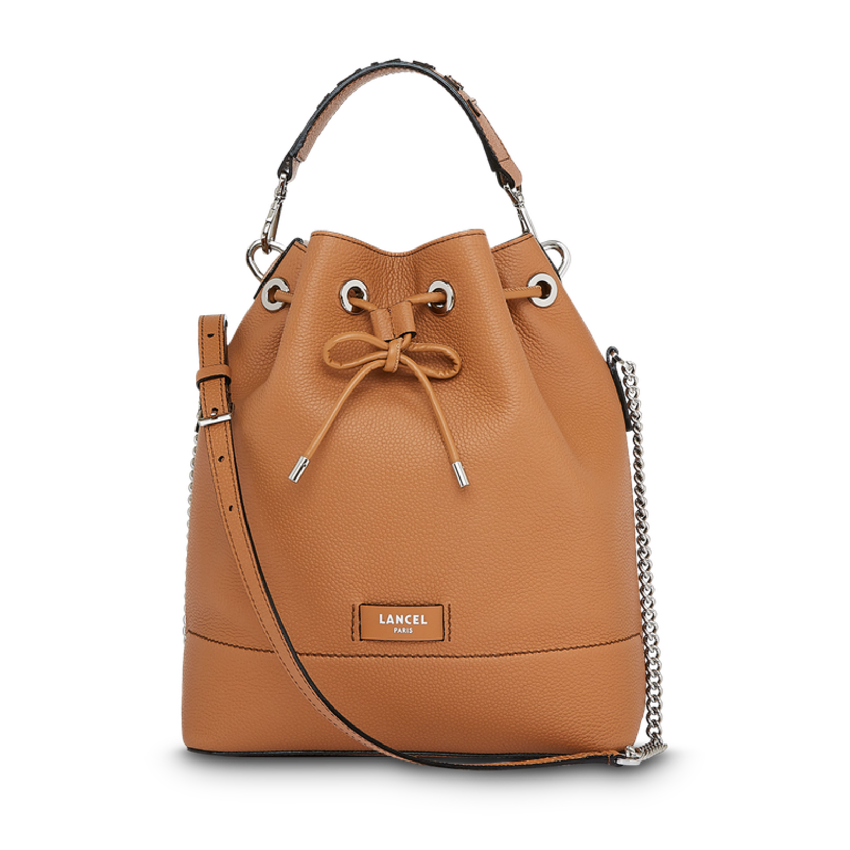 LANCEL LANCEL NINON SAC SEAU MEDIUM - CAMEL