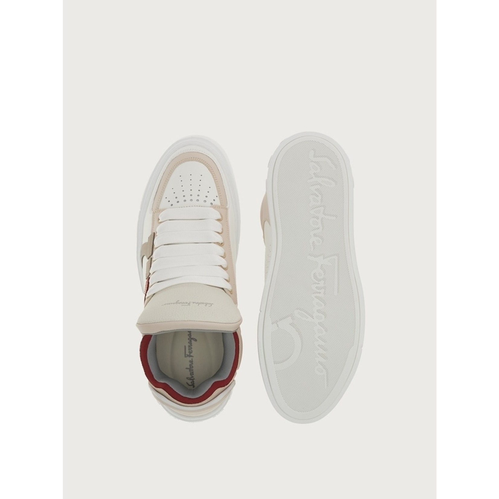 New Salvatore Ferragamo Men's Marvelous Tennis Shoes Size 9 Snickers