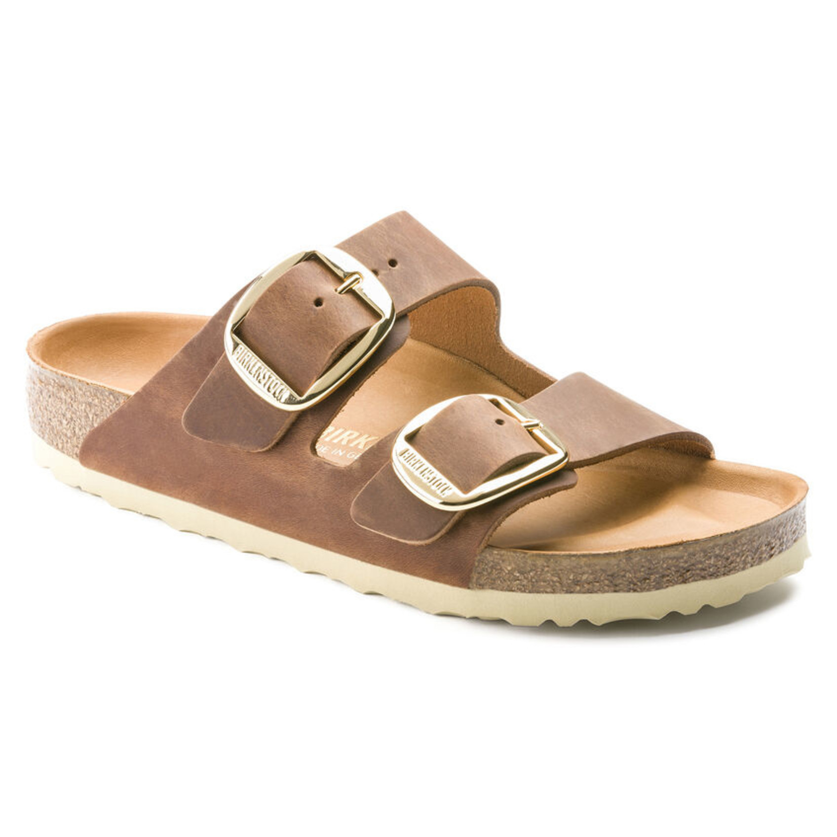 BIRKENSTOCK ARIZONA BIG BUCKLE CUIR HUILE COGNAC - 1011073 ETROITE