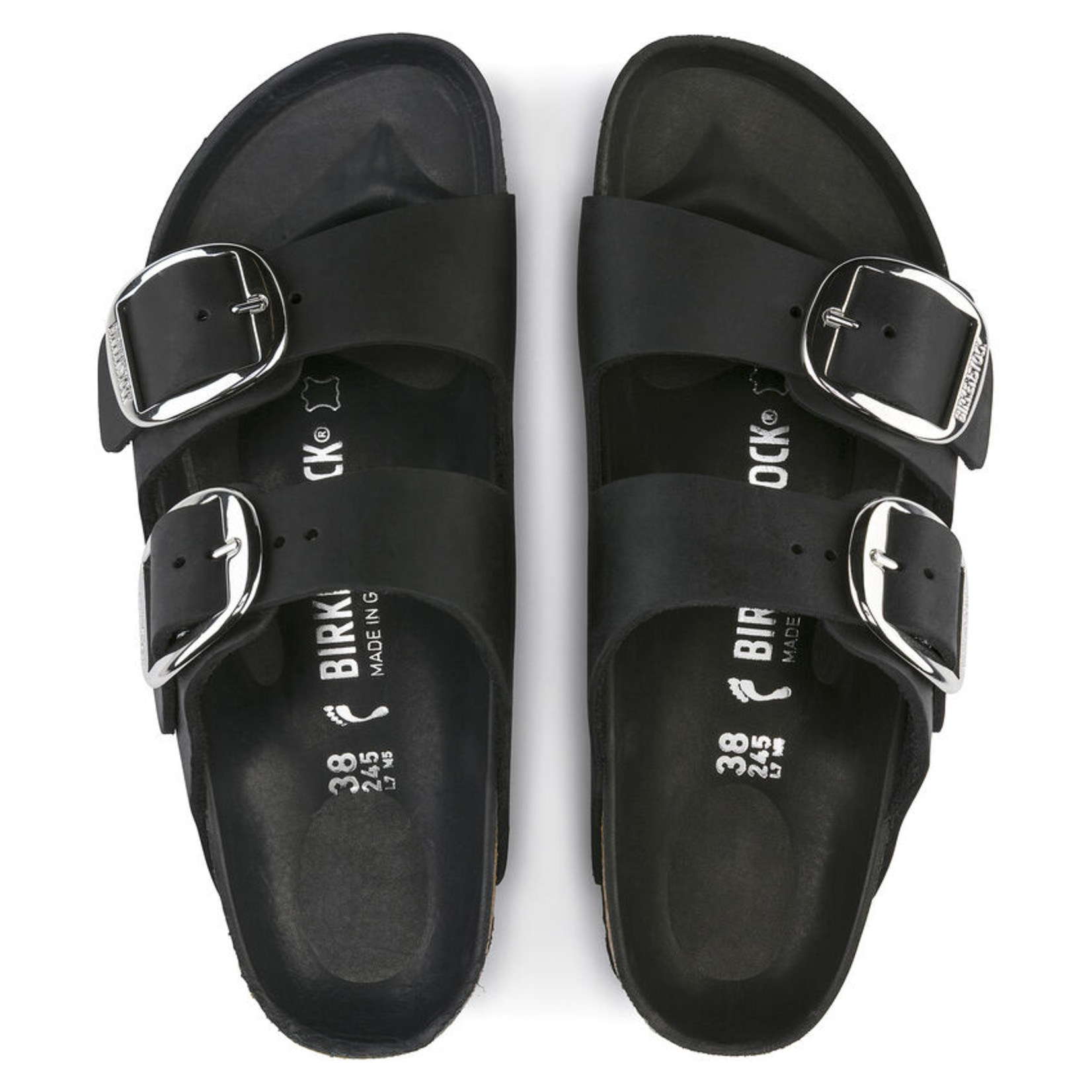 BIRKENSTOCK ARIZONA BIG BUCKLE BLACK - 1011074 NORMALE