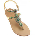 MYSTIQUE MYSTIQUE SANDALS PALM BEACH 6377 GOLD