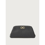 SALVATORE FERRAGAMO FERRAGAMO - MINI SAC GANCINI SOFT M 759564 NOIR