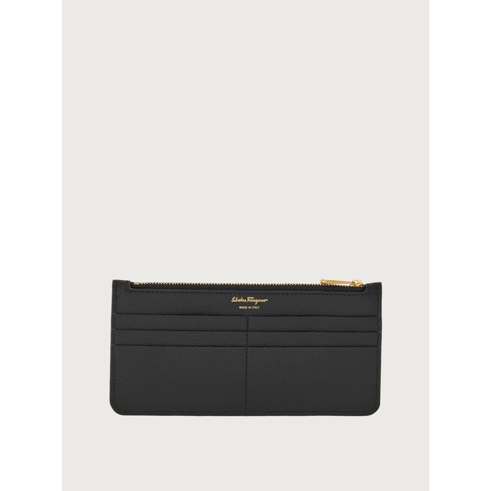 SALVATORE FERRAGAMO FERRAGAMO - CREDIT CARD HOLDER 758555 BLACK