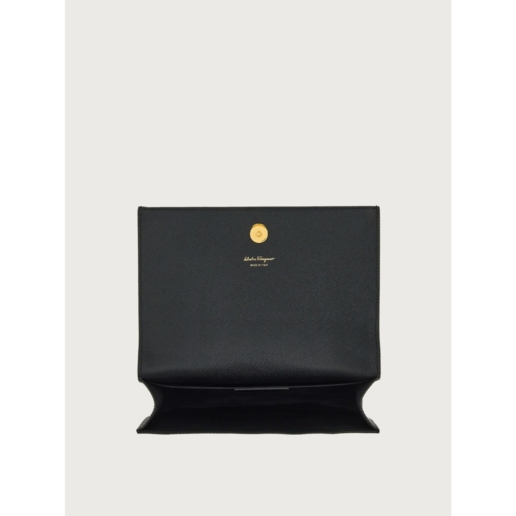 Ferragamo logo-embossed Leather Clutch Bag - Farfetch