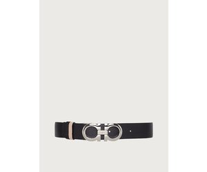 salvatore ferragamo ベルト ホワイト 男女兼用 FERRAGAMO - REVERSIBLE GANCINI WOMEN'S BELT 615282 NEW