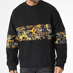 VERSACE JEANS COUTURE VERSACE JEANS COUTURE MEN'S SWEATSHIRT - 74GAI309 BLACK/GOLD