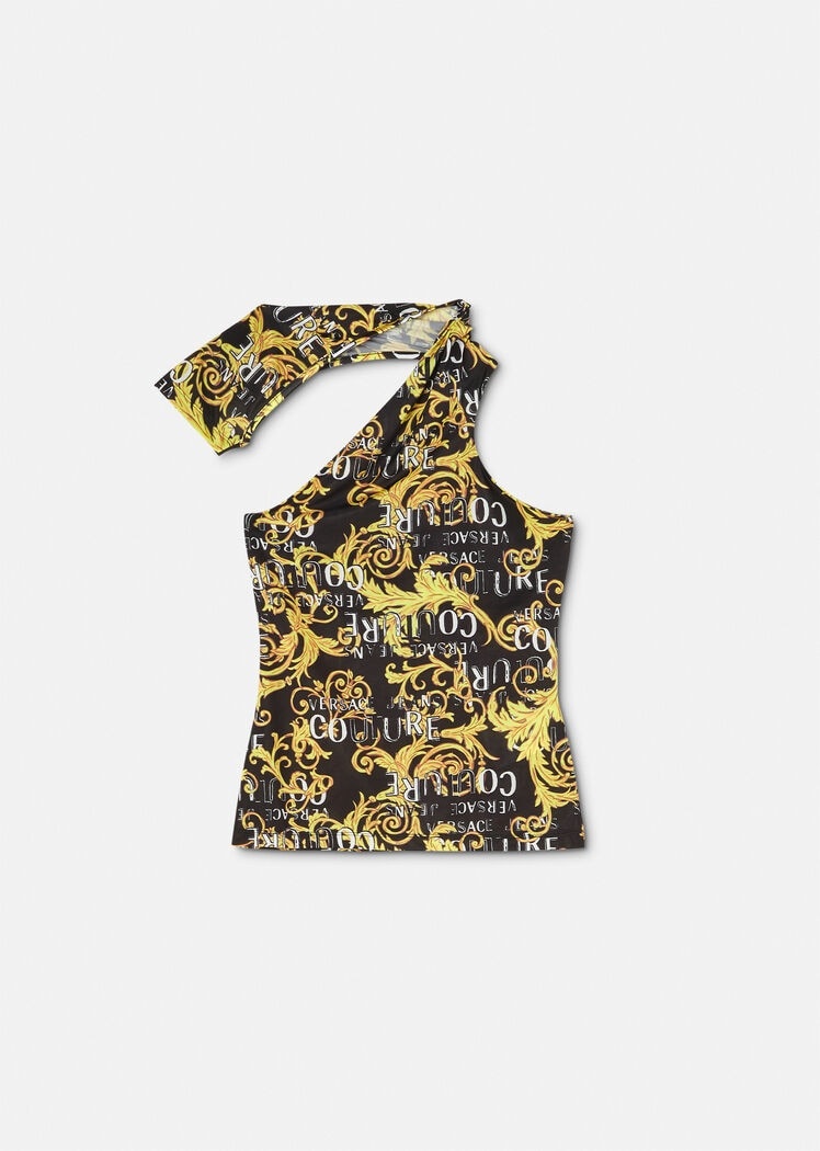 VERSACE JEANS COUTURE ONE SHOULDER TOP - 74HAM204 - Juliette VERSACE JEANS COUTURE ONE SHOULDER TOP - 74HAM204 - Juliette