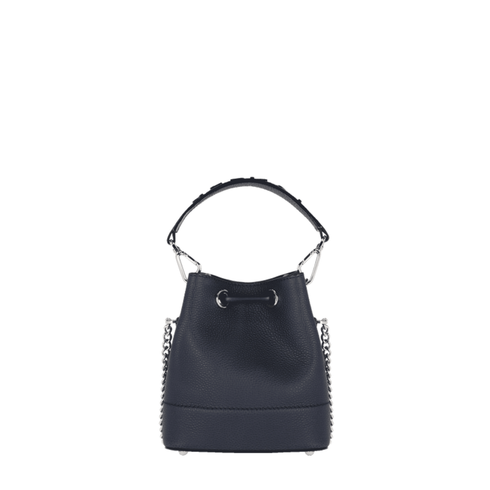 LANCEL LANCEL NINON MINI SAC SEAU - BLEU PETROLE